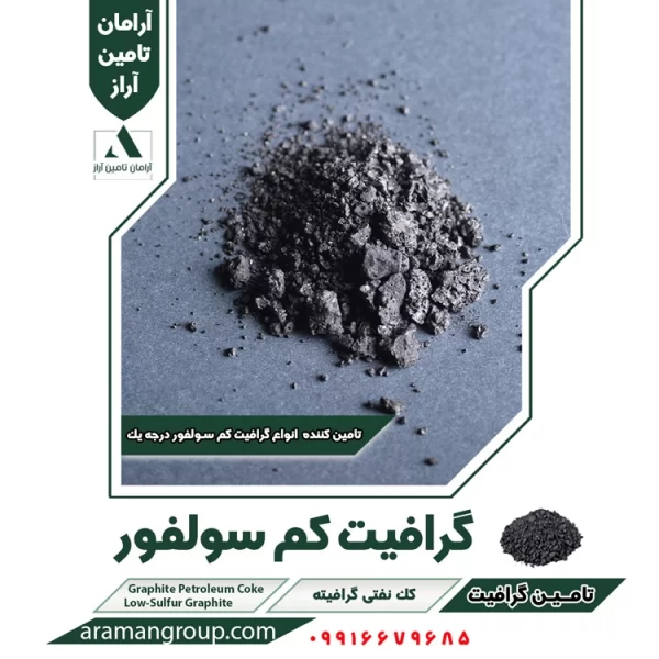 گرافیت کم سلفور | کک گرافیتی | گرافیتایز پترولیوم کک | Graphite Petrolum Coke | آرامان تامین آراز | 09916679685